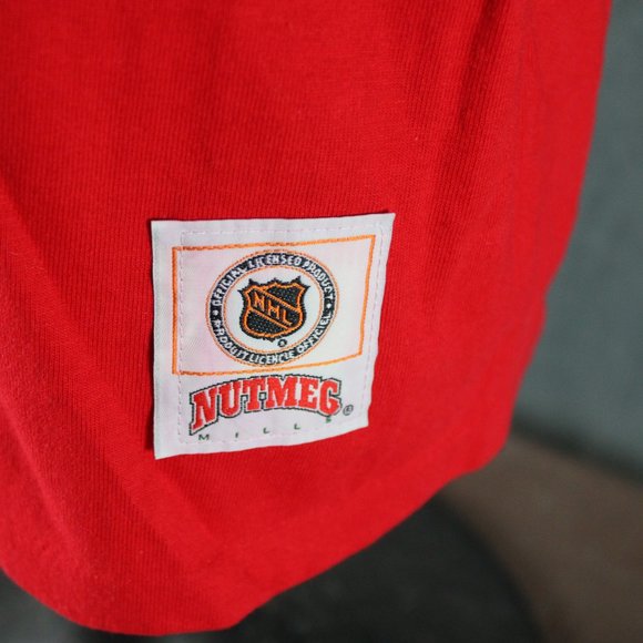 Chicago Blackhawks Shirt (VTG) - Cotton Crest and Team Story Nutmeg - Men's XL - Picture 7 of 8